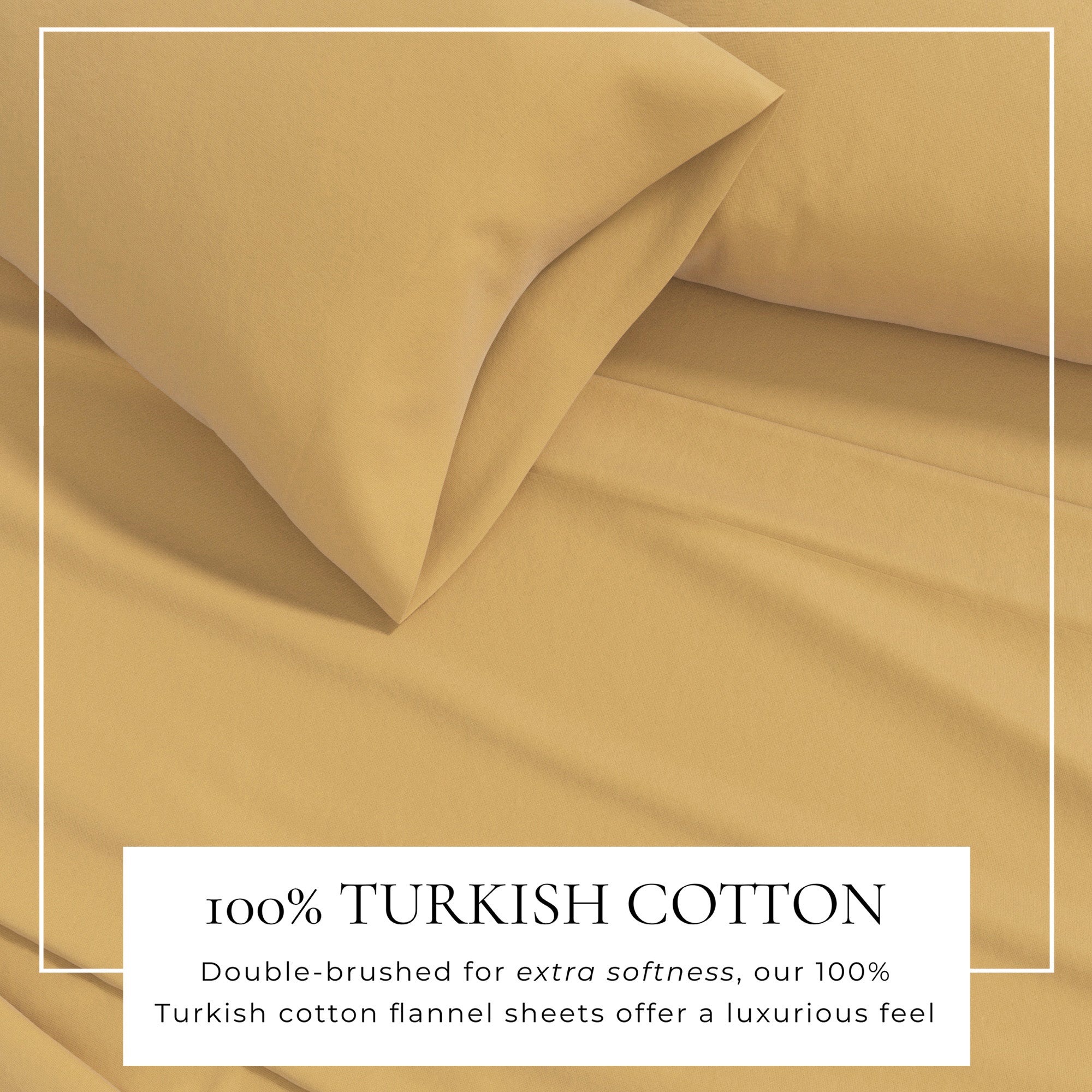 Cotton Solid Flannel Sheet - Nordic Collection Great Bay Home